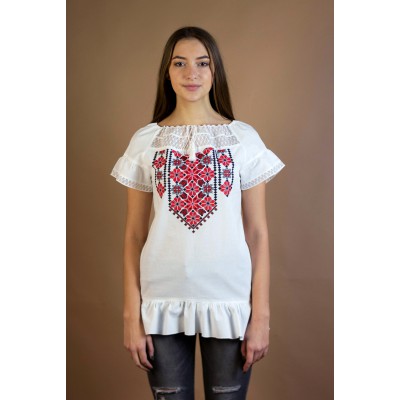 Embroidered tunic "Summer Paradise"